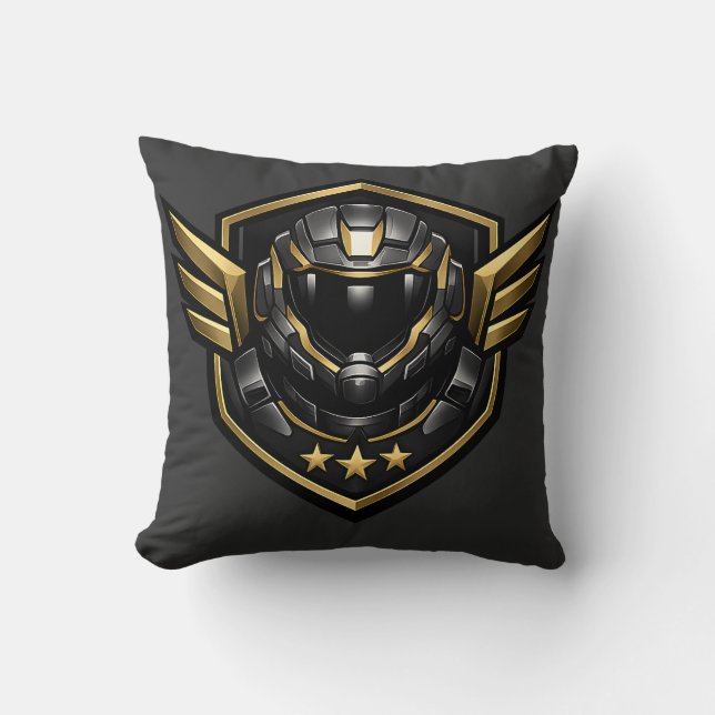 Cojín Decorativo Elite Space Crew Exploration Division Throw Pillow (Anverso)