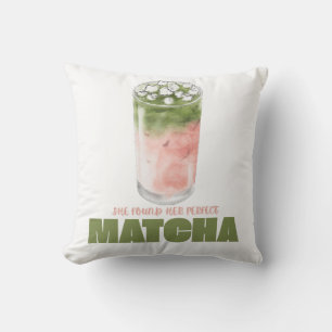Cojín Decorativo Ella Encontró Su Diseño Perfecto de Matcha Match
