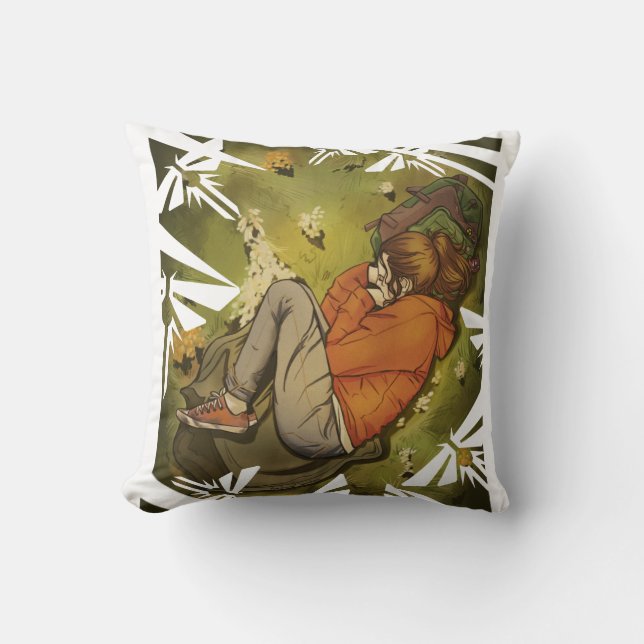 Cojín Decorativo Ellie con una siesta (Anverso)