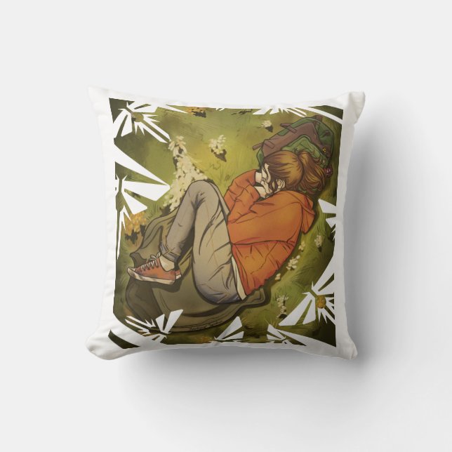 Cojín Decorativo Ellie con una siesta (Anverso)