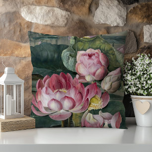 Cojín Decorativo Ellis Rowan Sacred Lotus Water Lily Vintage Flower