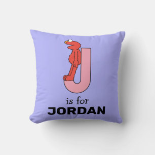 Cojín Decorativo Elmo Alfabeto   J Pink