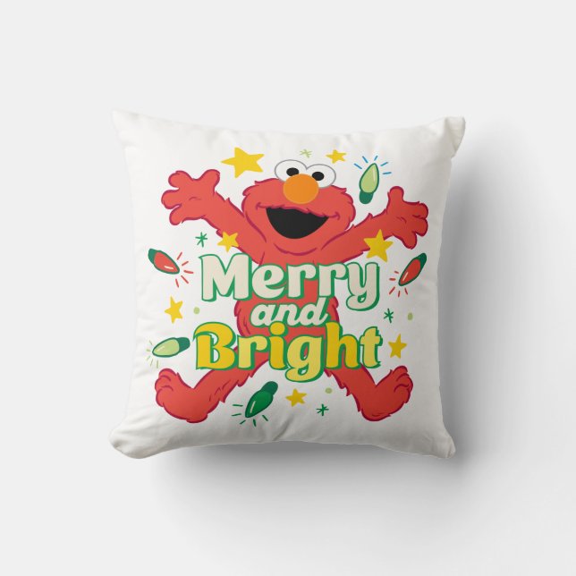 Cojín Decorativo Elmo | Merry y Bright (Anverso)