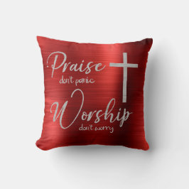 Cojín Decorativo Elogio y adoración cristiana