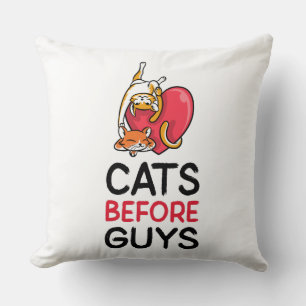 Cojín Decorativo Emancipar gatos antes que los hombres