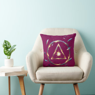 Cojín Decorativo Emblema de fantasía con cuchillas flotantes – Ener