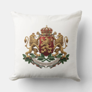 Cojín Decorativo emblema escudo de armas símbolo bandera de Bulgari