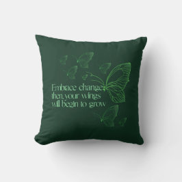 Cojín Decorativo Embrace Change Throw Pillow