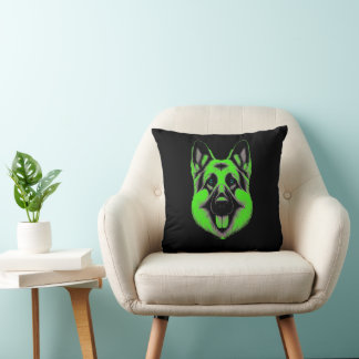 Cojín Decorativo Emerald Gaze German Shepherd