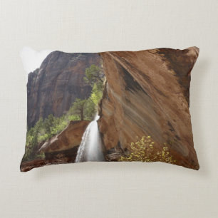Cojín Decorativo Emerald Pool Falls III del Parque Nacional Zion