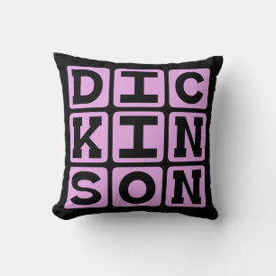Cojín Decorativo Emily Dickinson, poeta estadounidense