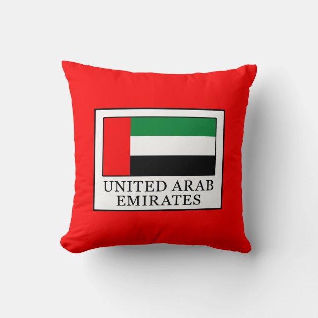 Cojín Decorativo Emiratos Árabes Unidos (Anverso)