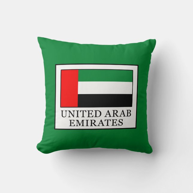 Cojín Decorativo Emiratos Árabes Unidos (Anverso)