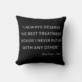 Cojín Decorativo Emma By Jane Austen Quote II