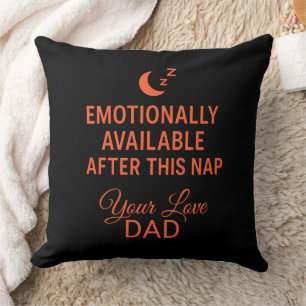 Cojín Decorativo Emocionalmente Disponible Después De Esta Siesta D