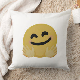 Cojín Decorativo "Emoji de Abrazo" 