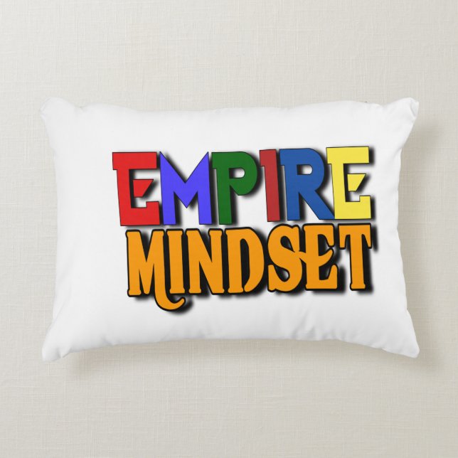 Cojín Decorativo Empire Mindset (Anverso)