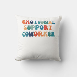 Cojín Decorativo Empleador de trabajo de ayuda emocional - Clásico