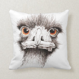Cojín Decorativo Emu por Inkspot