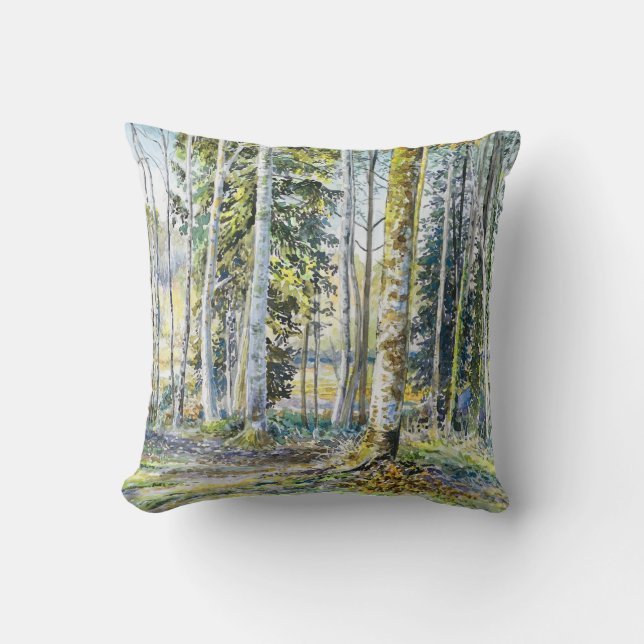 Cojín Decorativo ‘En el Borde del Invierno...' - (Anverso)