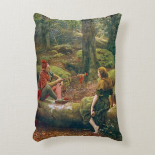 Cojín Decorativo En el bosque de Arden, c. 1892 por John Collier