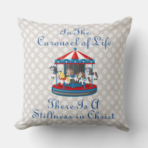 Cojín Decorativo En el carrusel de la vida Pillow estilo pekinés