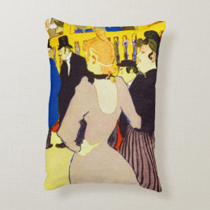 Cojín Decorativo En el club nocturno de Toulouse Lautrec, Arte Anti