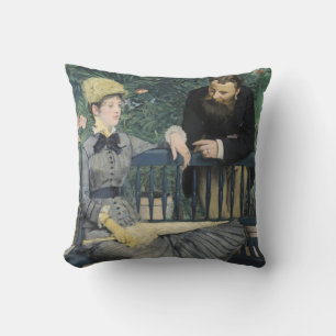 Cojín Decorativo En el Conservatorio Edouard Manet