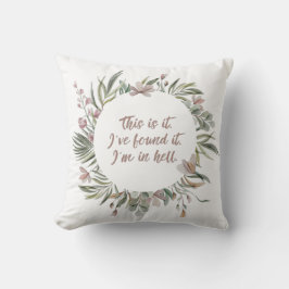 Cojín Decorativo En el infierno Pillow floral