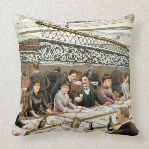 Cojín Decorativo En la bahía, tiempo de cena - una inflamación