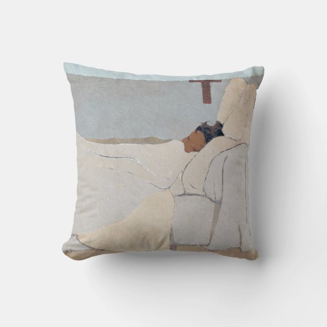Cojín Decorativo En la cama, Edouard Vuillard (Anverso)