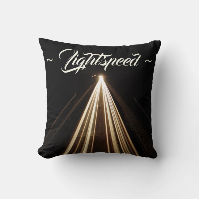 Cojín Decorativo En la carretera para dormir (Anverso)