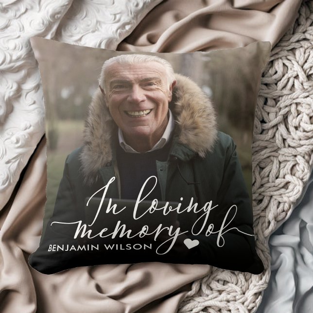 Cojín Decorativo En la foto de la memoria amorosa (Subido por el creador)