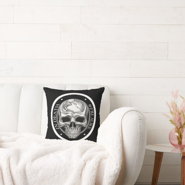 Cojín Decorativo En la muerte, estamos igual (Sofá)