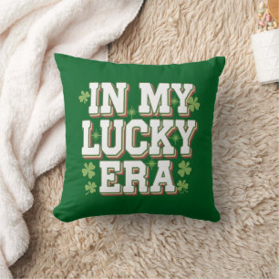 Cojín Decorativo En Mi Era Afortunada Regalo de Día de San Patricio