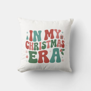 Cojín Decorativo En Mi Era de Navidad Divertida y Navideña