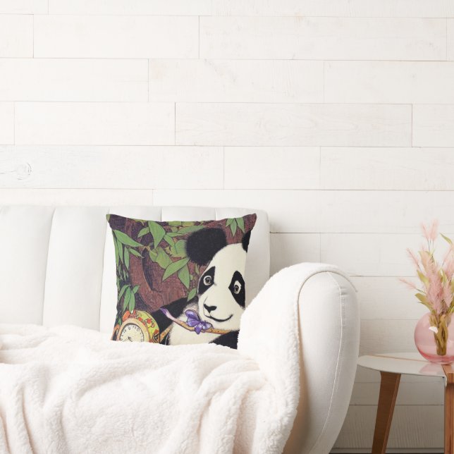 Cojín Decorativo En Tiempo Panda- (Sofá)