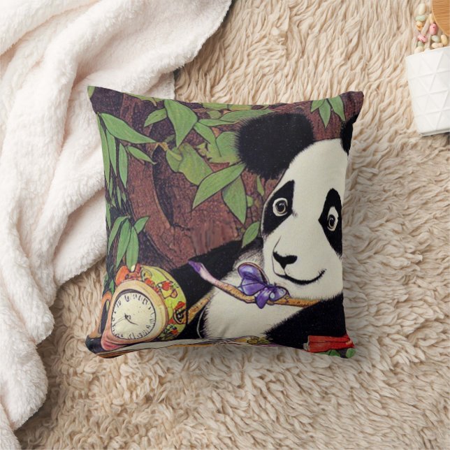 Cojín Decorativo En Tiempo Panda- (Manta)