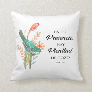 Cojín Decorativo En tu Presencia: plenitud del silencio