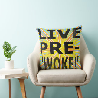 COJÍN DECORATIVO EN VIVO PRE-"WOKE!" 
