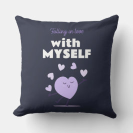 Cojín Decorativo Enamorándose de mí mismo