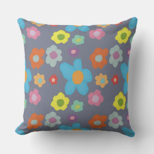 Cojín Decorativo Encantador Ambiente Floral Retro