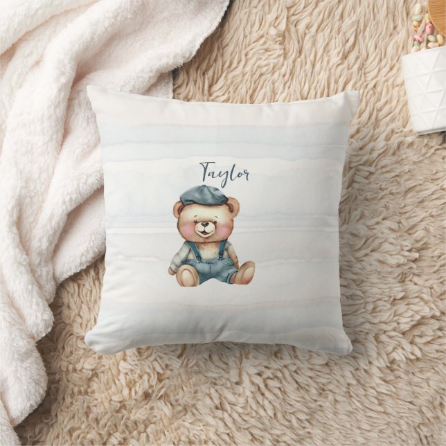 Cojín Decorativo Encantador oso personalizado (Manta)