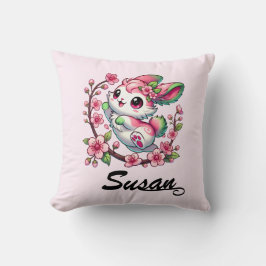 Cojín Decorativo Encantador Sakura Bunny Throw