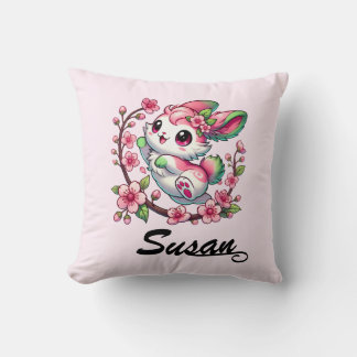 Cojín Decorativo Encantador Sakura Bunny Throw