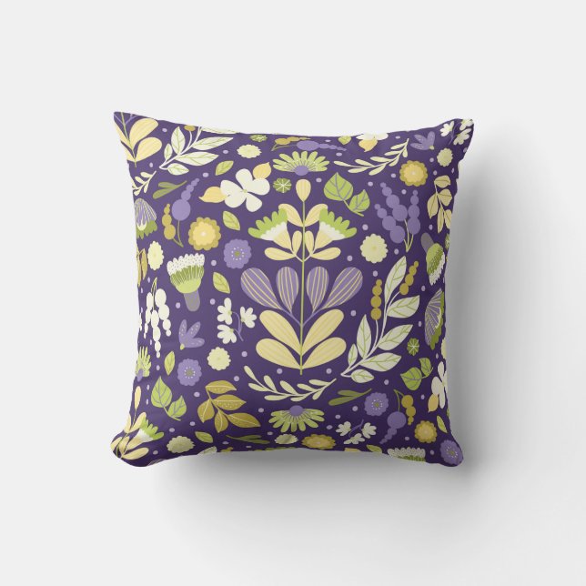 Cojín Decorativo Encantadora Celosía Floral (Anverso)