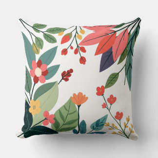 Cojín Decorativo Encanto de Jardín Juguetón – Botánica Colorida