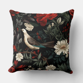 Cojín Decorativo Encanto de vacaciones nocturnas Botánico