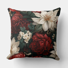 Cojín Decorativo Encanto de vacaciones nocturnas Botánico