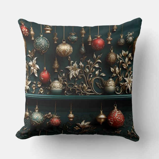 Cojín Decorativo Encanto navideño de luz (Anverso)